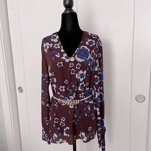 4𝒇𝒐𝒓$50 BANANA REPUBLIC floral blouse sizeS